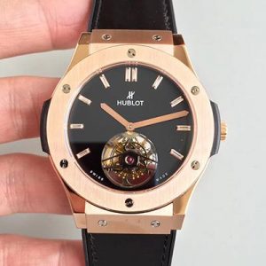 Hublot Classic Fusion Tourbillon 505.OX.1180.LR Black Dial Replica Watch - UK Replica