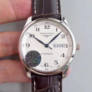 Longines Master Day-Date L2.755.4.78.3 JF Factory Silver Dial Replica Watch - UK Replica