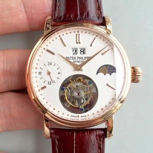 Patek Philippe Tourbillon Moonphase 24H Power Reserve White Dial Replica Watch - UK Replica