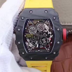 Richard Mille RM35-02 Rafael Nadal KV Factory Black Skeleton Dial Replica Watch - UK Replica