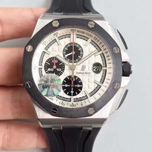 Audemars Piguet Royal Oak Offshore 26400SO.OO.A002CA.01 JF Factory V2 White Dial Replica Watch - UK Replica