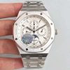 Audemars Piguet Royal Oak Perpetual Calendar 41MM 26574ST.OO.1220ST.01 JF Factory Silver Dial Replica Watch - UK Replica