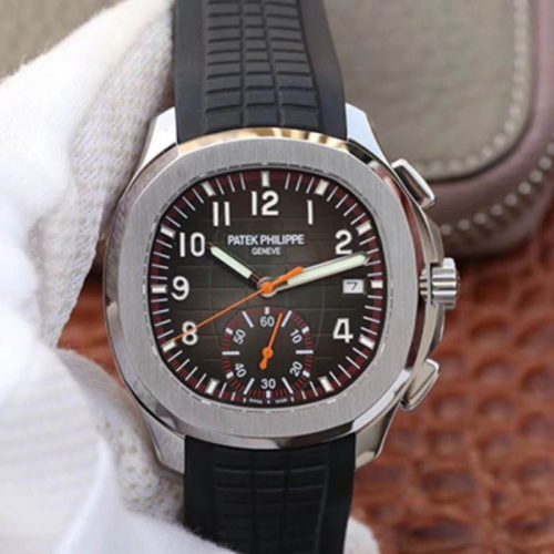 Patek Philippe Aquanaut Chronograph 5968A Black Dial Replica Watch - UK Replica