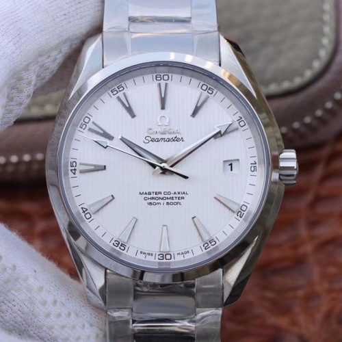 Omega Seamaster Aqua Terra 150M Master Co-Axial 231.10.42.21.02.003 VS Factory White Dial Replica Watch - UK Replica