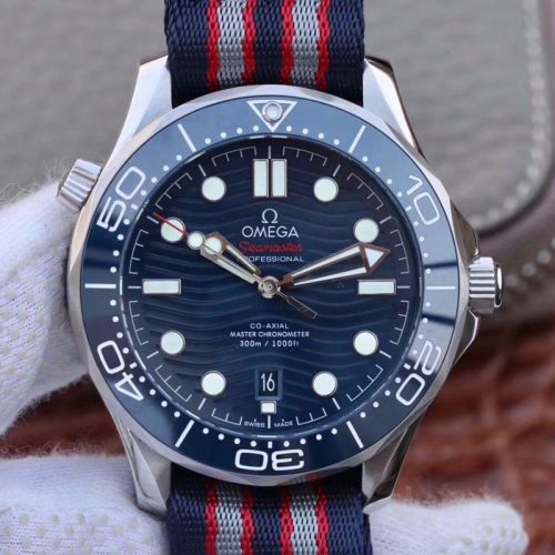 Omega Seamaster Diver 300m 210.30.42.20.03.001 Blue Wave Dial VS Factory Replica Watch - UK Replica