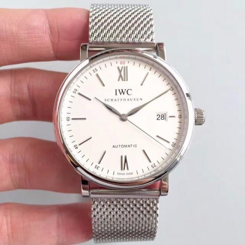 IWC Portofino Automatic IW356505 MKS Factory White Dial Replica Watch - UK Replica