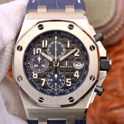 Audemars Piguet Royal Oak Offshore Chronograph 2018 SIHH 26470 JF Factory V2 Black Textured Dial Replica Watch - UK Replica