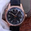 Jaeger-LeCoultre Polaris Geographic Rose Gold 904847J 42MM TWA Factory Black Dial Replica Watch - UK Replica