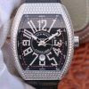 Franck Muller Vanguard V45.SC.DT.D.NBR.CD.5N.NR Black Dial Replica Watch - UK Replica