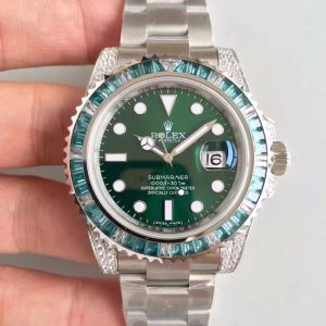 Rolex Submariner Date 116610LV Noob Factory V9 Green Dial Replica Watch - UK Replica