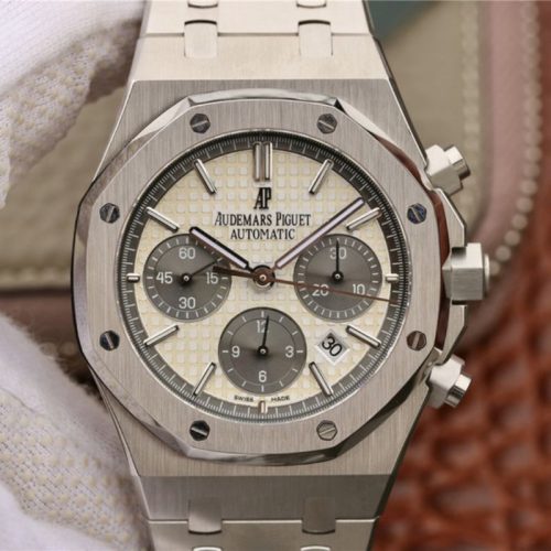 Audemars Piguet Royal Oak Chronograph 26331ST.OO.1220ST White Dial OM Factory Replica Watch - UK Replica