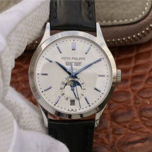 Patek Philippe Complications Annual Calendar 5396G-011 KM Factory White Dial Replica Watch - UK Replica