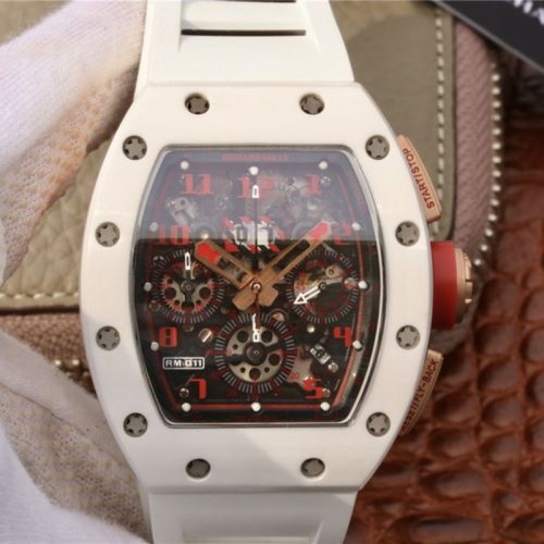 Richard Mille RM011 Felipe Massa Flyback Dubai Chronograph KV Factory Crystal Dial Replica Watch - UK Replica