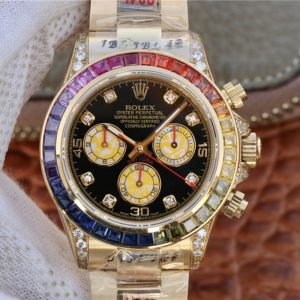 Rolex Daytona Rainbow Cosmograph 116598RBOW BL Factory 7750 movement Replica Watch - UK Replica