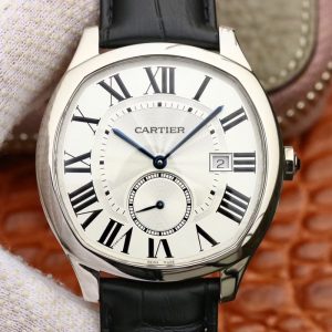 Drive De Cartier WSNM0004 GS Factory White Dial Replica Watch - UK Replica