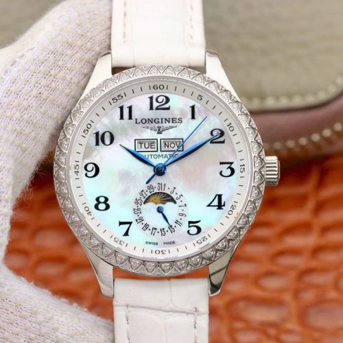 Longines Master Collection L2.503.0.83.3 TW Factory Mother Of Pearl Dial Replica Watch - UK Replica