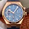 Vacheron Constantin Overseas 44mm TWA Factory 18K Rose Gold Blue Dial Replica Watch - UK Replica