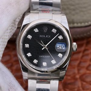 Rolex Datejust 36mm 116200 DJ Factory Black Dial Replica Watch - UK Replica