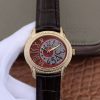 Audemars Piguet Millenary Ladies 77302BA.ZZ.D094CR.01 Brown Dial Replica Watch - UK Replica