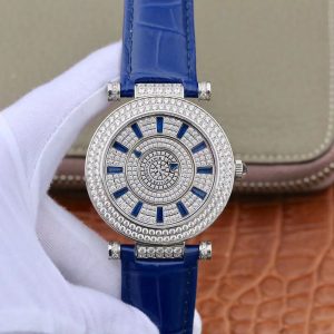 Franck Muller Double Mystery DM42D2RCD GS Factory White Gold Diamond Dial Replica Watch - UK Replica