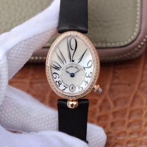 Breguet Reine De Naples 8918BR/58/864/D00D Ladies ZF Factory 18K Rose Gold Mother Of Pearl Dial Replica Watch - UK Replica