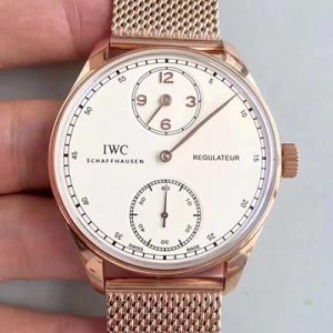 IWC Portugieser Regulateur IW544402 YL Factory White Dial Replica Watch - UK Replica