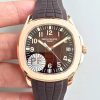 Patek Philippe Aquanaut Jumbo 5167R-001 PF Factory Chocolate Dial Replica Watch - UK Replica