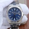 Vacheron Constantin Overseas 47040 JJ Factory Leather Strap Blue Dial Replica Watch - UK Replica