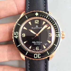 Blancpain Fifty Fathoms 5015-3630-52 ZF Factory Black Dial Replica Watch - UK Replica