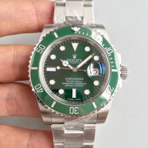 Rolex Submariner Date 116610LV Noob Factory V9 Green Dial Replica Watch - UK Replica