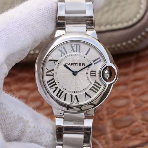 Ballon Bleu De Cartier W6920084 V6 Factory Silver Dial Replica Watch - UK Replica