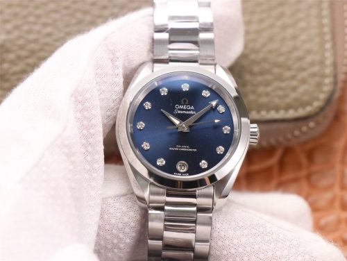 VS Factory Replica Omega Seamaster 220.10.38.20.53.001 Aqua Terra 150M CO‑AXIAL Master Chronometer Ladies Replica Watch