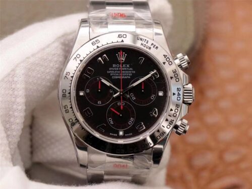 Rolex Daytona Cosmograph 116509-78599 Noob Factory Black Dial Replica Watch