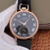 Chopard L.U.C 161923-1001 Louis Ulysse Black Dial Replica Watch