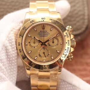 Rolex Daytona Cosmograph M116508-0003 Noob Factory Gold Dial Replica Watch