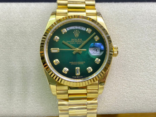 Rolex Day-Date M128238-0008 Yellow Gold EW Factory Champagne Dial Replica Watch