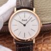 Piaget Altiplano Mecanique P10584 G0A31114 MKS Factory Rose Gold White Dial Replica Watch