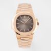 Patek Philippe Nautilus 5711/1R-001 PPF Factory V4 Rose Gold Brown Dial Replica Watch