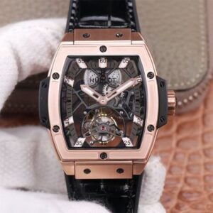 Hublot Masterpiece Tourbillon 906.OX.0123.VR.AES13 JB Factory Rose Gold White Hour Replica Watch