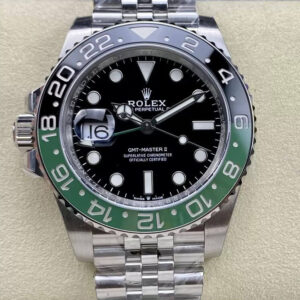 Rolex Oyster Perpetual M124300-0005 41MM EW Factory Green Dial Replica Watch