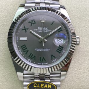 Rolex Datejust M126334-0022 Clean Factory Green Radish JF Replica Watches - JF Replica