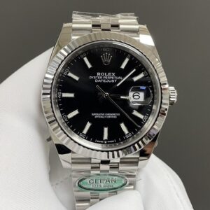 Rolex Datejust M126334-0018 Clean Factory Black Dial JF Replica Watches - JF Replica