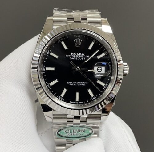 Rolex Datejust M126334-0018 Clean Factory Black Dial JF Replica Watches - JF Replica