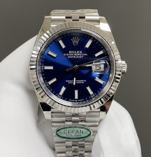 Rolex Datejust M126334-0002 Clean Factory Blue Dial JF Replica Watches - JF Replica