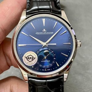 Jaeger-LeCoultre Master Series Perpetual Calendar 1368480 APS Factory Blue Dial JF Replica Watches - JF Replica